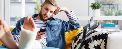 Escayolado inmovilizador mediano (articulaciones)