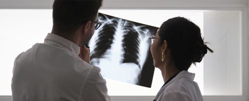 Radiografía de tórax (una proyección)