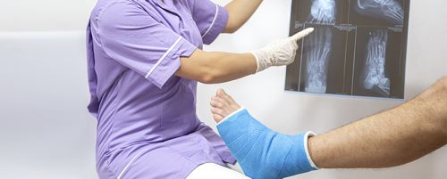 Radiografía de tobillo y pie (una proyección) 