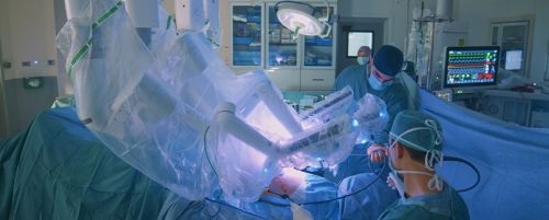 Cirugía prostática con Robot da Vinci