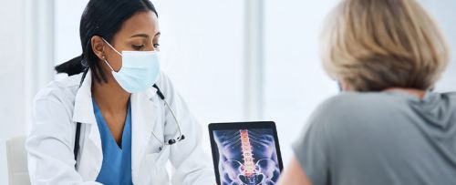 Radiografía de la columna zona dorsal-lumbar (proyecciones sucesivas) 